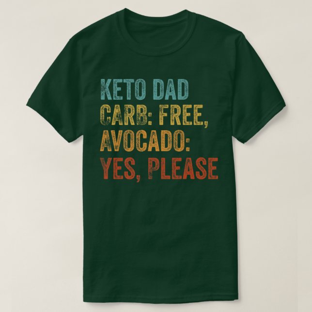 Camiseta Pai Keto (Frente do Design)