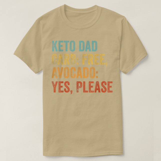 Camiseta Pai Keto (Frente do Design)