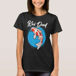 Camiseta Pai Koi Japonês Koi Carp Nishikigoi Fish Fat