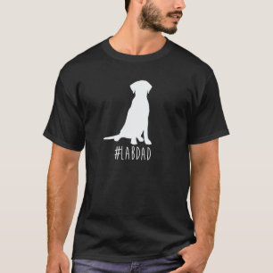 Camiseta Pai Lab Hashtag Pai Labrador Retriever