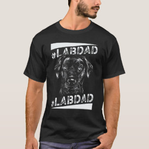 Camiseta Pai Lab Raça de Cão Labrador Retriever Pais