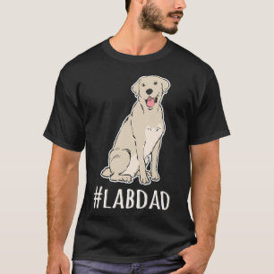 Camiseta Pai Labrador do Hashtag Pai do Retriever
