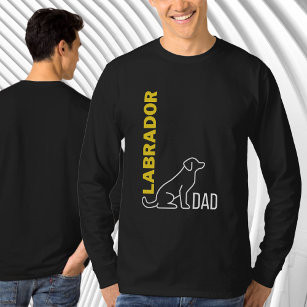Camiseta Pai Labrador, Presente de Pai de Cão, Cachorro de 