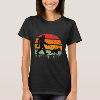 Camiseta Pai Labrador Retriever Cão Bigfoot Engraçado