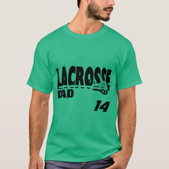 Camiseta Pai Lacrosse com Número (Frente)