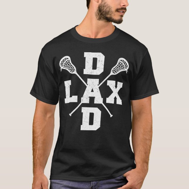Camiseta PAI LAX Dia de os pais Lacrosse (Frente)
