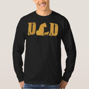 Camiseta Pai Leão-Leão-Leão- Filho-Filha Dia de os pais D