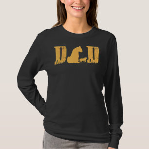 Camiseta Pai Leão-Leão-Leão- Filho-Filha Dia de os pais D