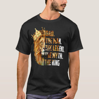 Camiseta Pai Leão O Homem O Mito A Lenda Vô