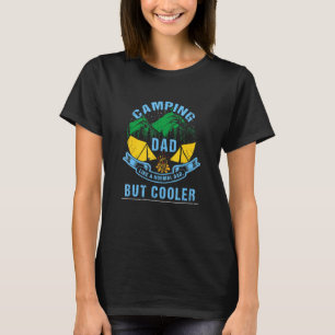 Camiseta Pai Legal de Acampamento Ama o Ar Livre Pesca Caça