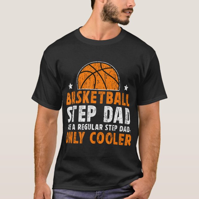 Camiseta Pai legal De Basquete De Um Jogador De Basquete (Frente)