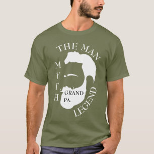 Camiseta Pai Legendário Elegante Moderno
