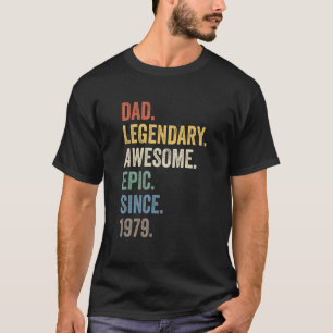 Camiseta Pai Legendário Epic Espetacular Desde 1979