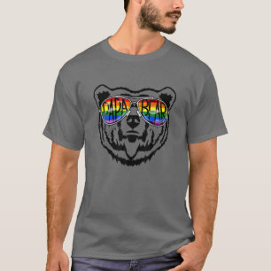 Camiseta Pai LGBT Papá Urso Orgulho gay de Pai Orgulhoso do
