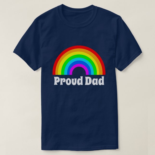 CAMISETA PAI LGBTQ PRIDE (Frente do Design)