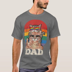 Camiseta Pai LGBTQIA LGBT do Orgulho LGBT do Pai Orgulho LG