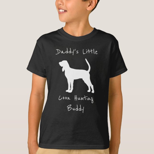 Camiseta Pai Little Coon Hunting Buddy (Frente)