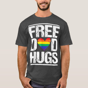 Camiseta Pai Livre Abraço LGBT Orgulho Arco-Íris Estepfa
