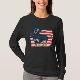 Camiseta Pai Mãe-Americana Bandeira 4 De Julho Eua Wi