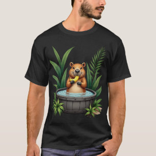 Camiseta Pai/Mãe de Planta de Banheira de Hidromassagem de