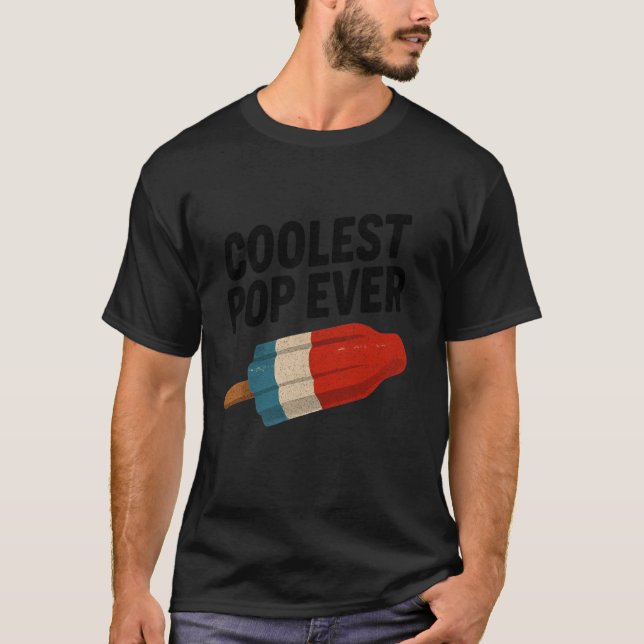 Camiseta Pai Mais Fresco Piada  Pop Mais Fresco Pai (Frente)