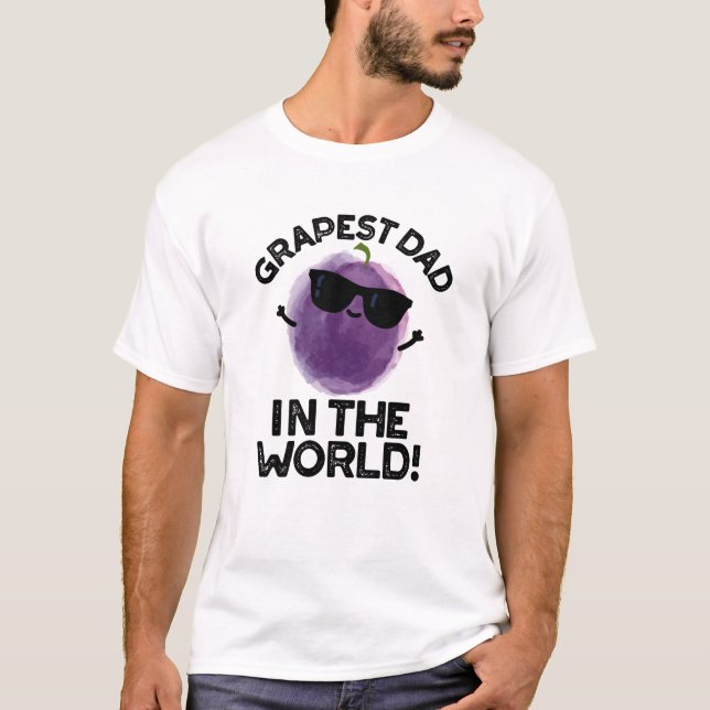 Camiseta Pai Mais Grátis Do Mundo - Arma De Fruta Engraçado (Frente)