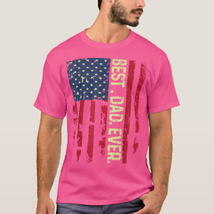 Camiseta Pai Mais Importante De Bandeira Dos EUA Em Todos O