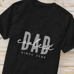 Camiseta Pai Mais Legal Desde 20XX O Pré-Disquete Simples M<br><div class="desc">Esta design simples e moderna é composta por tipografia sã-serif.</div>