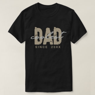 Camiseta Pai Mais Legal Desde 20XX Tipografia Dia dos Pais