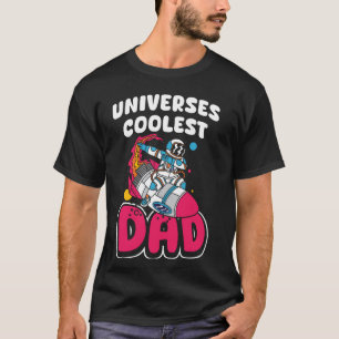 Camiseta Pai Mais Legal do Universo Amante de Ficção Cientí