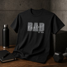 Pai Mais Legal Est. Ano Personalizado Branco Prese