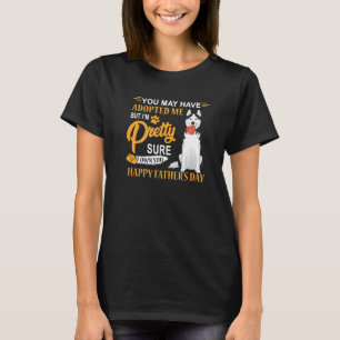 Camiseta Pai Malamute Do Alasca Feliz Dia de os pais Ao Meu
