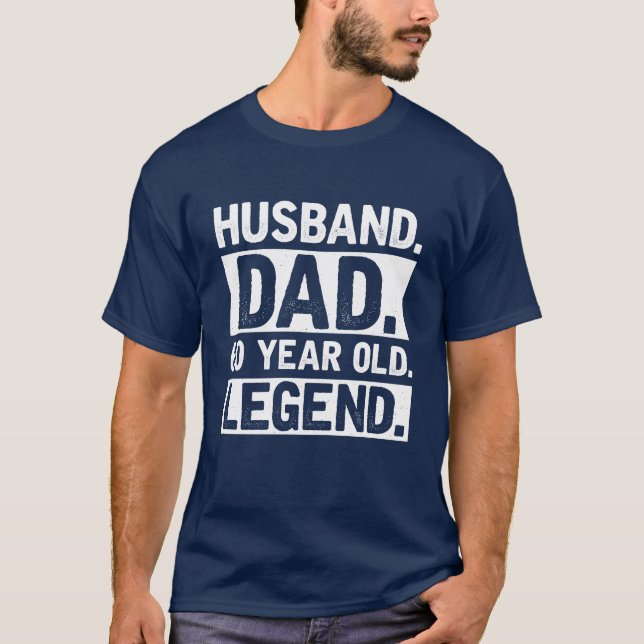 Camiseta Pai Marido, 60 Anos Legenda (Frente)
