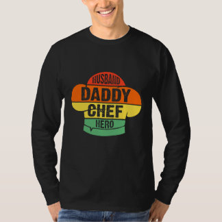 Camiseta Pai Marido Chef Hero T Shirt