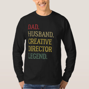Camiseta Pai Marido Diretor Criativo Lenda Diretor Criativo