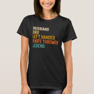 Camiseta Pai Marido Esquerdo Lenda do Gestor de Faca