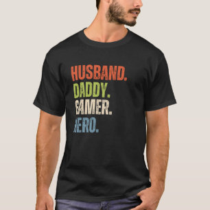 Camiseta Pai Marido Jogador Hero Afetado