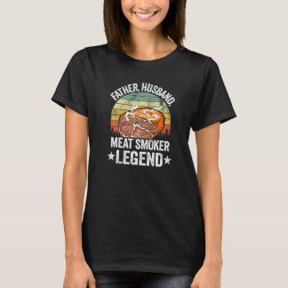 Camiseta Pai Marido Legend Carne Defumada Homem