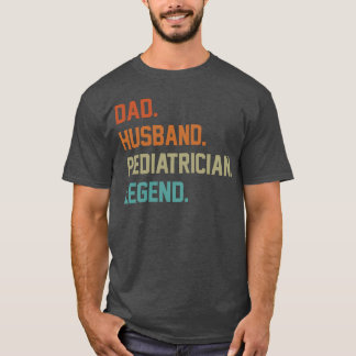 Camiseta Pai Marido Legenda Pediátrica para o Dia do Pai