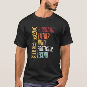 Camiseta Pai Marido Padre Legend Protetor Pai
