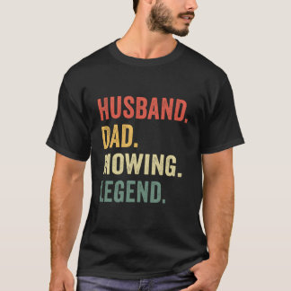 Camiseta Pai Marido Remando Legenda Jardineira Padre Lawn M