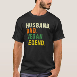 Camiseta Pai Marido Vegan Legend Veganismo Plantação Biológ