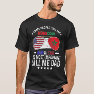 Camiseta Pai Marroquino Marrocos Dia dos Pais Papai Marroqu