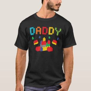 Camiseta Pai Master Builder Building Blocks Bricks Matchi