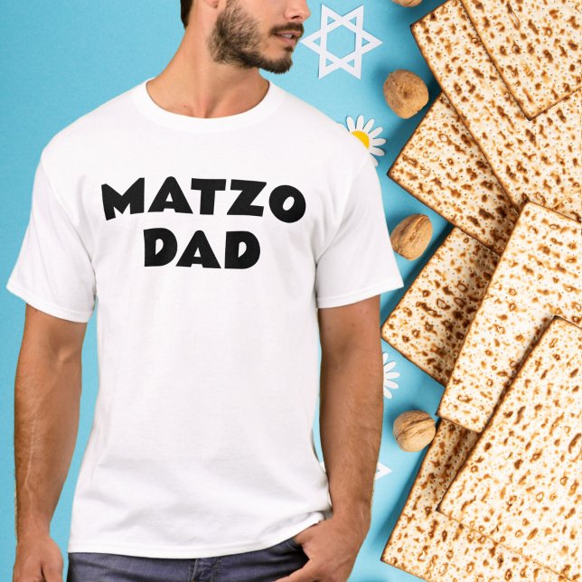 Camiseta Pai Matzo de Passagem de Feriado Judaico (Criador carregado)