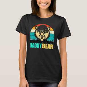 Camiseta Pai Me Adora Vintage Para Urso Pai Masculino