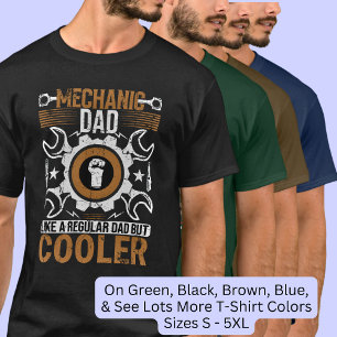 Camiseta Pai Mecânico Como o Normal Mas Mais Legal
