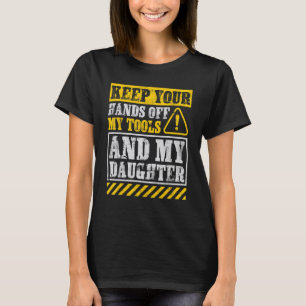 Camiseta Pai Mecânico Tira as Mãos das Minhas Ferramentas e