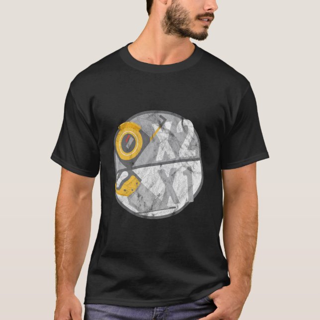 Camiseta Pai Medir Duas Vezes Cortar Uma Vez Carpintaria Ma (Frente)