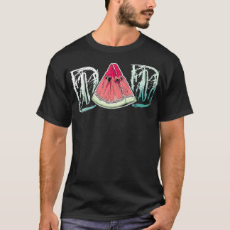 Camiseta Pai Melancia Fruta Legal Dia de os pais Presente d